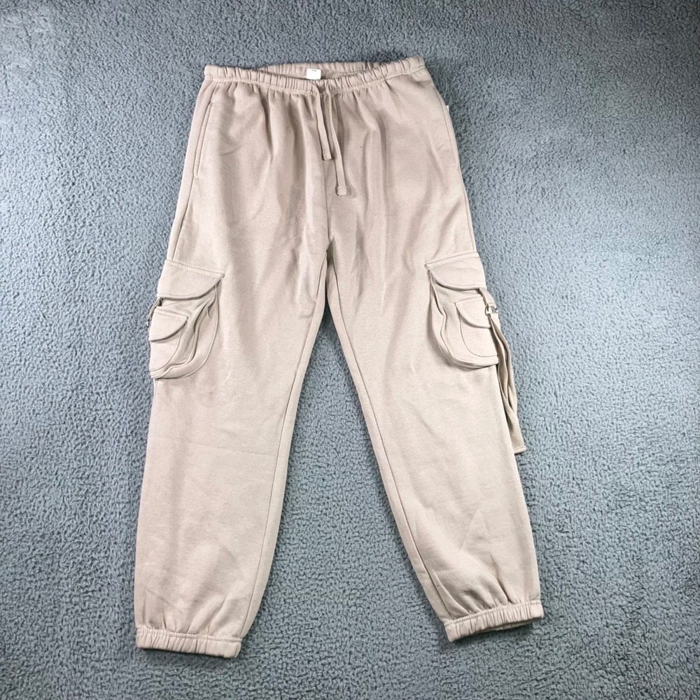 Relaxx Cargo‎ Sweatpants Women XL Drawstring Relaxed Fit Casual Lounge Joggers